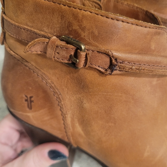 Frye Jenny Ankle Boots Brown Womens 8 - Picture 16 of 16